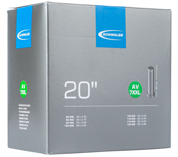 Schwalbe Schlauch 90/120-406 AV7XXL 20" 40mm