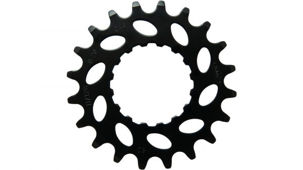 KMC Steck-Zahnkranz  1/2" x 1/8" CrMo, schwarz 18Z
