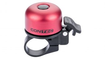 CONTEC Miniglocke "Bing" rot matt Aluminium