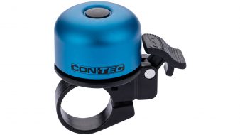 CONTEC Miniglocke "Bing" blau matt Aluminium