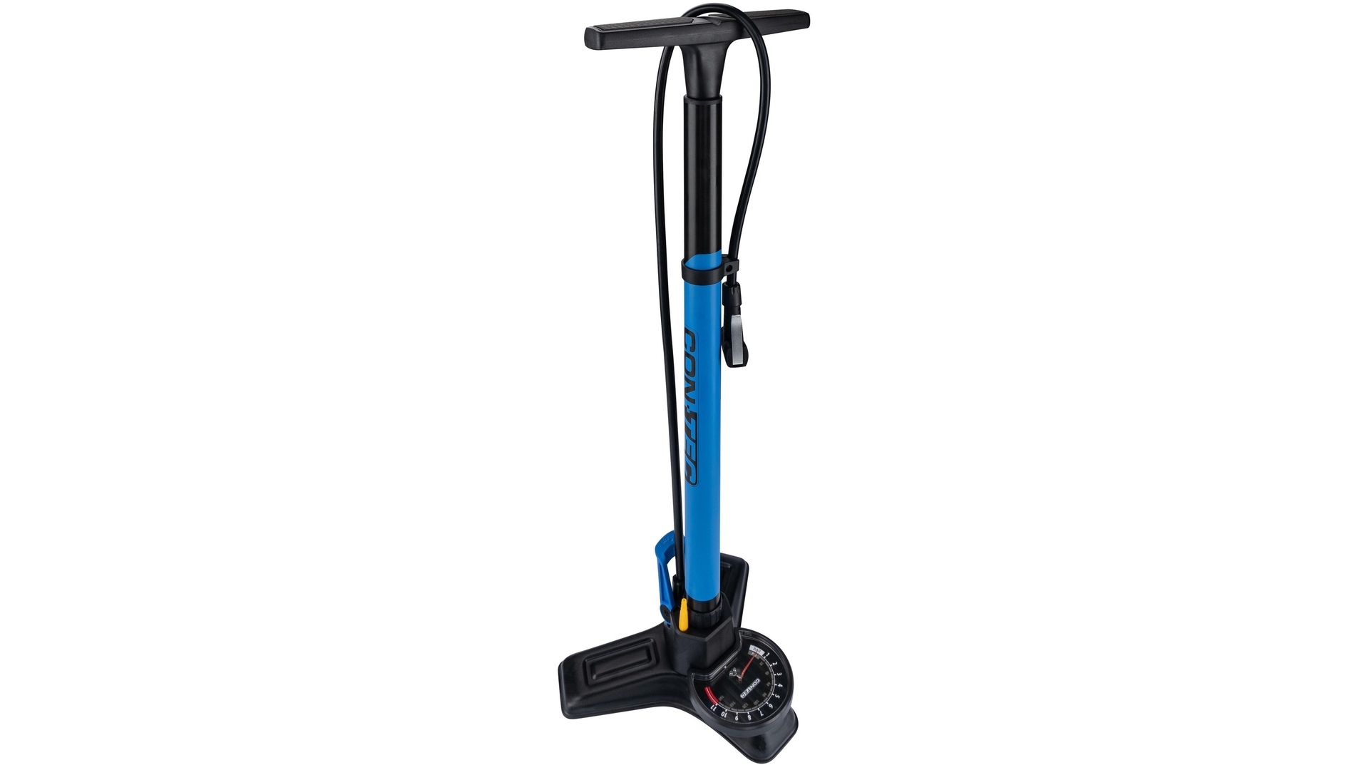 CONTEC Standpumpe "Air Support Boost" schwarz blau – Bild 3